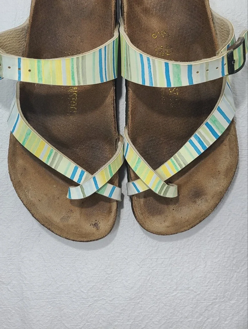 Mens Papillio by Birkenstock Tabora Sandals Size: 10 Color: Multicolor